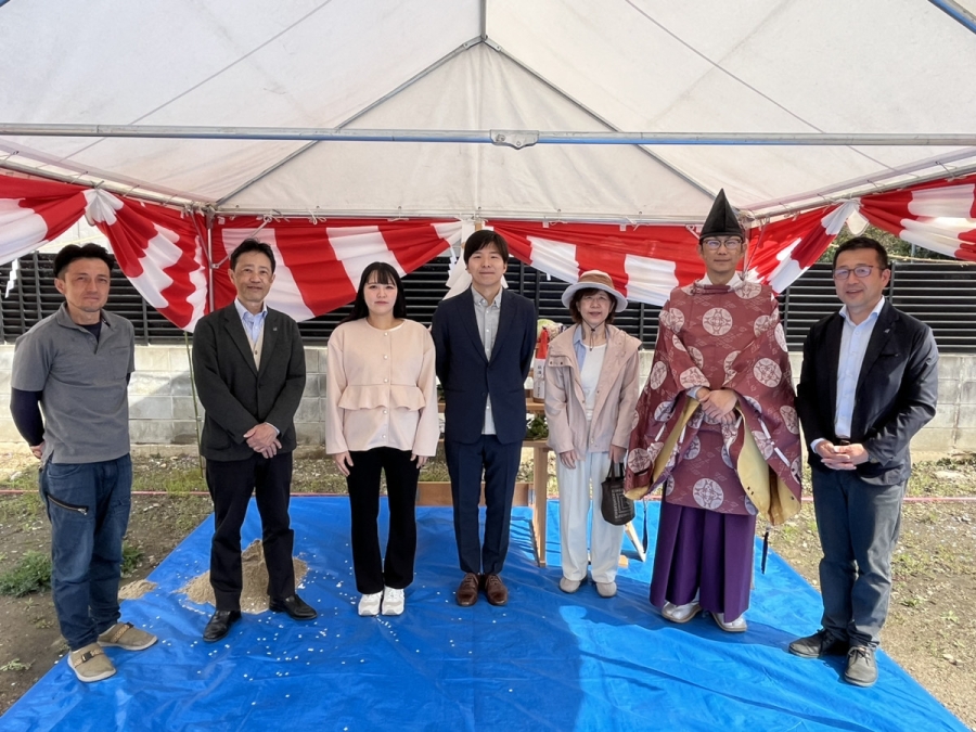 大津市にて地鎮祭を執り行いました。-現場スタッフの工事ブログ