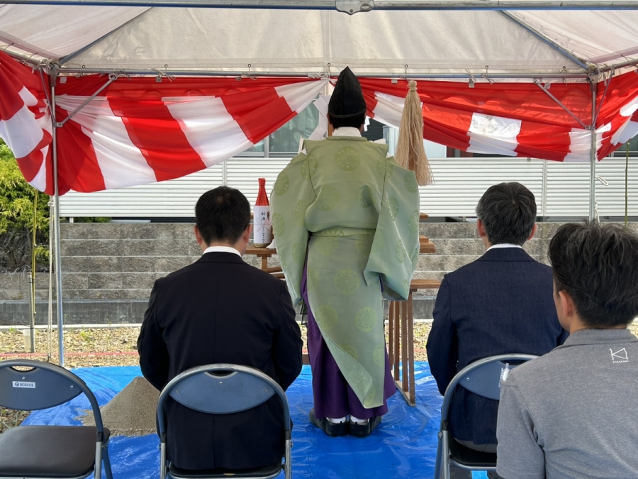 彦根市にて地鎮祭を執り行いました。-お知らせ